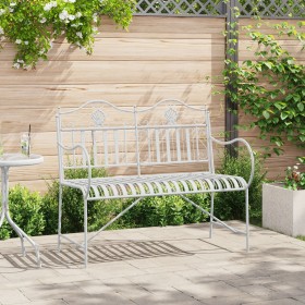 Banco Blanco Metal 103.5 x 59 x 89 cm Duradero
