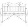 Banco Blanco Metal 103.5 x 59 x 89 cm Duradero | Foro24.es | Tu tienda online para hogar, jardín y más Foro24.es