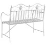 Banco Blanco Metal 103.5 x 59 x 89 cm Duradero | Foro24.es | Tu tienda online para hogar, jardín y más Foro24.es