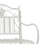 Banco Blanco Metal 103.5 x 59 x 89 cm Duradero | Foro24.es | Tu tienda online para hogar, jardín y más Foro24.es