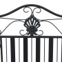 Banco de Metal Negro Metal Estándar Incrustaciones Decorativas | Foro24.es | Tu tienda online para hogar, jardín y más Foro24.es