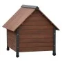 @Pet Hundehütte Kunststoffklappen Rustique braun 76x76x72 cm von @Pet, Hundehütten - Ref: Foro24-441159, Preis: 138,98 €, Rab...