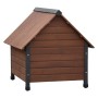 @Pet Hundehütte Kunststoffklappen Rustique braun 76x76x72 cm von @Pet, Hundehütten - Ref: Foro24-441159, Preis: 138,80 €, Rab...