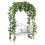 Banco Blanco Metal 121 x 48 x 200 cm Incrustaciones Decorativas von , Gartenbänke - Ref: Foro24-42008120, Preis: 194,36 €, Ra...