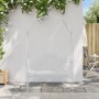 Banco Blanco Metal 121 x 48 x 200 cm Incrustaciones Decorativas von , Gartenbänke - Ref: Foro24-42008120, Preis: 194,36 €, Ra...