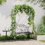 Banco Negro de Exterior Metal Grande Detalles Decorativos von , Gartenbänke - Ref: Foro24-42008121, Preis: 192,75 €, Rabatt: %