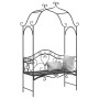 Banco Negro de Exterior Metal Grande Detalles Decorativos von , Gartenbänke - Ref: Foro24-42008121, Preis: 192,75 €, Rabatt: %