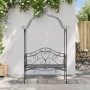 Banco Negro de Exterior Metal Grande Detalles Decorativos von , Gartenbänke - Ref: Foro24-42008121, Preis: 192,75 €, Rabatt: %