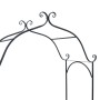 Banco Negro de Exterior Metal Grande Detalles Decorativos von , Gartenbänke - Ref: Foro24-42008121, Preis: 192,75 €, Rabatt: %
