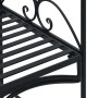 Banco Negro de Exterior Metal Grande Detalles Decorativos von , Gartenbänke - Ref: Foro24-42008121, Preis: 192,75 €, Rabatt: %