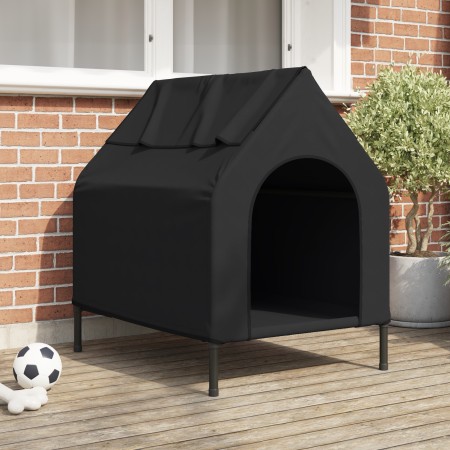 Casa para Perros Negra de Tela Oxford y Acero | Foro24.es | Tu tienda online para hogar, jardín y más Foro24.es