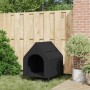 Casa para Perros Negra de Tela Oxford y Acero | Foro24.es | Tu tienda online para hogar, jardín y más Foro24.es