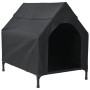 Casa para Perros Negra de Tela Oxford y Acero | Foro24.es | Tu tienda online para hogar, jardín y más Foro24.es