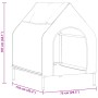 Casa para Perros Negra de Tela Oxford y Acero | Foro24.es | Tu tienda online para hogar, jardín y más Foro24.es