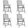 Folding garden chair 4 units anthracite expanded metal mesh by vidaXL, Garden chairs - Ref: Foro24-317341, Price: 142,18 €, D...