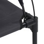 Cama Elevada para Perros con Techo Removible Negro S Acero | Foro24.es | Tu tienda online para hogar, jardín y más Foro24.es
