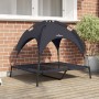 Cama Elevada para Perros con Techo Extraíble Negra L Acero | Foro24.es | Tu tienda online para hogar, jardín y más Foro24.es