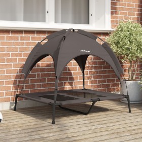 Cama Elevada para Perros con Toldo Removible