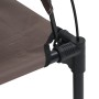 Cama elevada para perros con techo removible marrón S acero | Foro24.es | Tu tienda online para hogar, jardín y más Foro24.es