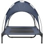 Cama Elevada para Perros con Techo Removible Azul Marino L Acero | Foro24.es | Tu tienda online para hogar, jardín y más Foro24.es