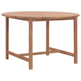 Garten Esstisch massiv Teakholz Ø110x75 cm von vidaXL, Gartentische - Ref: Foro24-318476, Preis: 205,58 €, Rabatt: %