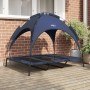 Cama Elevada para Perros con Techo Removible Azul Marino XL Acero | Foro24.es | Tu tienda online para hogar, jardín y más Foro24.es