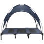 Cama Elevada para Perros con Techo Removible Azul Marino XL Acero | Foro24.es | Tu tienda online para hogar, jardín y más Foro24.es