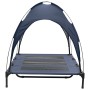 Cama Elevada para Perros con Techo Removible Azul Marino XL Acero | Foro24.es | Tu tienda online para hogar, jardín y más Foro24.es