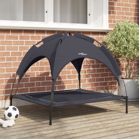 Cama Elevada para Perros con Techo Removible