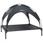 Cama Elevada para Perros con Techo Removible Negro L Acero | Foro24.es | Tu tienda online para hogar, jardín y más Foro24.es