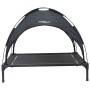 Cama Elevada para Perros con Techo Removible Negro L Acero | Foro24.es | Tu tienda online para hogar, jardín y más Foro24.es