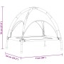 Cama Elevada para Perros con Techo Desmontable Negra M Acero von , Betten für Hunde - Ref: Foro24-42008186, Preis: 33,03 €, R...