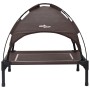Cama Elevada para Perros con Techo Desmontable Marrón S Acero | Foro24.es | Tu tienda online para hogar, jardín y más Foro24.es