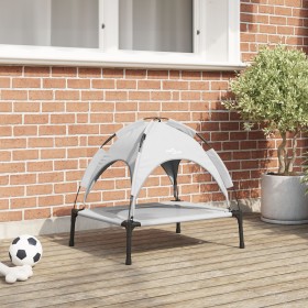 Cama Elevada para Perro con Techo Desmontable