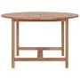 Solid teak wood garden dining table Ø110x75 cm by vidaXL, Garden tables - Ref: Foro24-318476, Price: 205,58 €, Discount: %