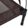 Cama elevada para perros con toldo removible marrón XL de acero | Foro24.es | Tu tienda online para hogar, jardín y más Foro24.es