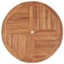 Solid teak wood garden dining table Ø110x75 cm by vidaXL, Garden tables - Ref: Foro24-318476, Price: 205,58 €, Discount: %