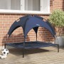 Cama Elevada para Perros con Techo Removible Azul Marino L Acero | Foro24.es | Tu tienda online para hogar, jardín y más Foro24.es