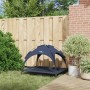 Cama elevada para perros con toldo removible Azul Marino XL Acero | Foro24.es | Tu tienda online para hogar, jardín y más Foro24.es