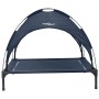 Cama elevada para perros con toldo removible Azul Marino XL Acero | Foro24.es | Tu tienda online para hogar, jardín y más Foro24.es