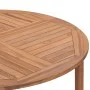 Solid teak wood garden dining table Ø110x75 cm by vidaXL, Garden tables - Ref: Foro24-318476, Price: 205,58 €, Discount: %
