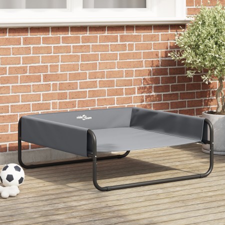 Cama Elevada para Perros Gris Claro L Tela Oxford y Acero von , Betten für Hunde - Ref: Foro24-42008210, Preis: 39,19 €, Raba...