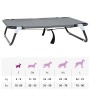 Cama Plegable para Perros Gris Claro S de Tela de Oxford y Acero | Foro24.es | Tu tienda online para hogar, jardín y más Foro24.es