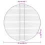 Rejilla de BBQ  Plata Ø57 cm Acero Inoxidable | Foro24.es | Tu tienda online para hogar, jardín y más Foro24.es