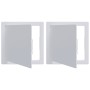Paneles de Acceso 2 pcs Blanco cremoso + techo antracita, tubo gris oscuro como muestra y enlace Plástico ABS | Foro24.es | Tu tienda online para hogar, jardín y más Foro24.es