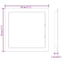 Paneles de Acceso 2 pcs Blanco cremoso + techo antracita, tubo gris oscuro como muestra y enlace Plástico ABS | Foro24.es | Tu tienda online para hogar, jardín y más Foro24.es