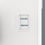 Paneles de Acceso 2 pcs Blanco col.brown + techo anthra, y tubo gris oscuro como muestra y enlace de plástico ABS | Foro24.es | Tu tienda online para hogar, jardín y más Foro24.es