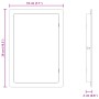 Paneles de Acceso 2 pcs Blanco col.brown + techo anthra, y tubo gris oscuro como muestra y enlace de plástico ABS | Foro24.es | Tu tienda online para hogar, jardín y más Foro24.es