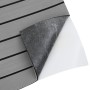 Suelo para barcos autoadhesivo gris claro y negro 240x60 cm EVA Foam | Foro24.es | Tu tienda online para hogar, jardín y más Foro24.es