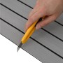 Suelo para barcos autoadhesivo gris claro y negro 240x60 cm EVA Foam | Foro24.es | Tu tienda online para hogar, jardín y más Foro24.es